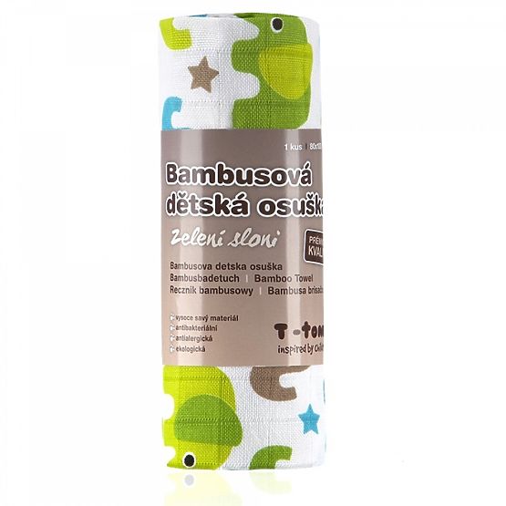 Serviettes de bain pour enfants en bambou avec imprimé