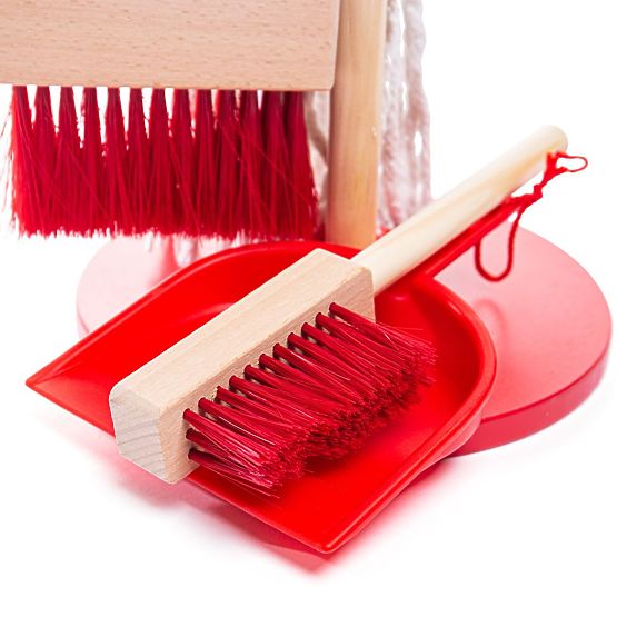 Set de jeu de nettoyage rouge Bigjigs Toys