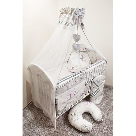 Parure lit bébé 120x90cm Dreamer gris