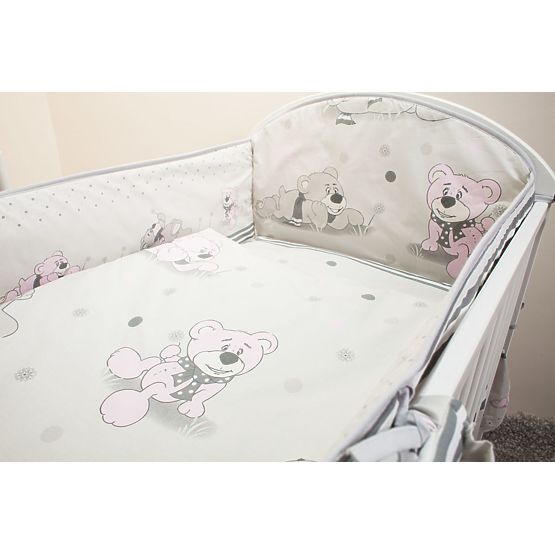 Parure lit bébé 120x90cm Dreamer gris