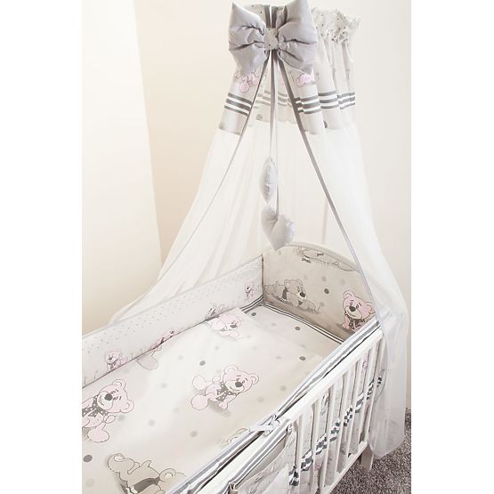 Parure lit bébé 120x90cm Dreamer gris