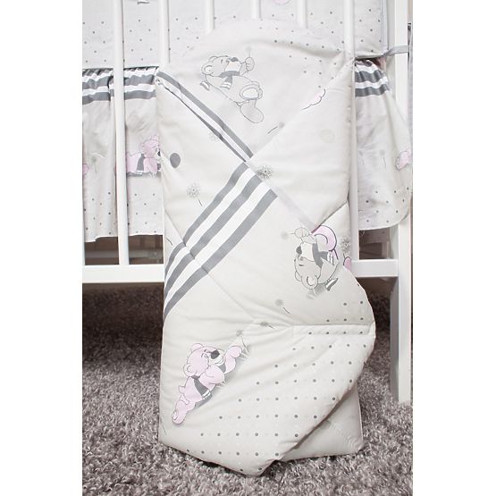 Parure lit bébé 120x90cm Dreamer gris