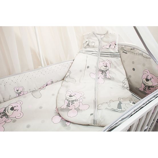 Parure lit bébé 120x90cm Dreamer gris