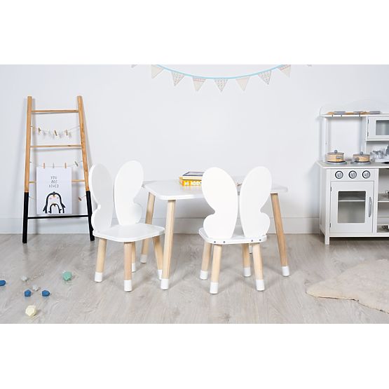 Ensemble table et chaises - Papillon