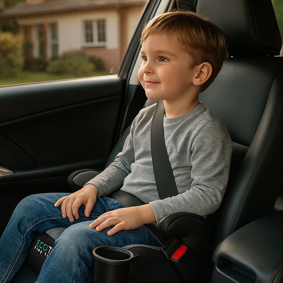 Siège auto rehausseur pour enfants i-SIZE hauteur 125-150 cm porte-gobelet ECOTOYS