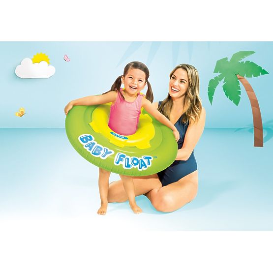Siège enfant gonflable dans l'eau