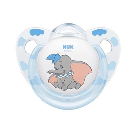 Šidítko NUK Disney Classic 6-18m kluk Transparentní 6-18 m
