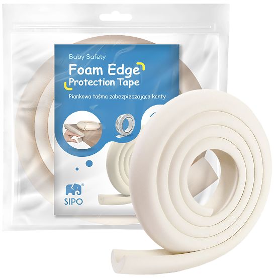SIPO Ruban de protection pour chants de meubles, beige - 1 pièce