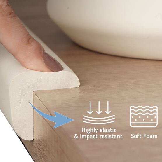 SIPO Ruban de protection pour chants de meubles, beige - 1 pièce