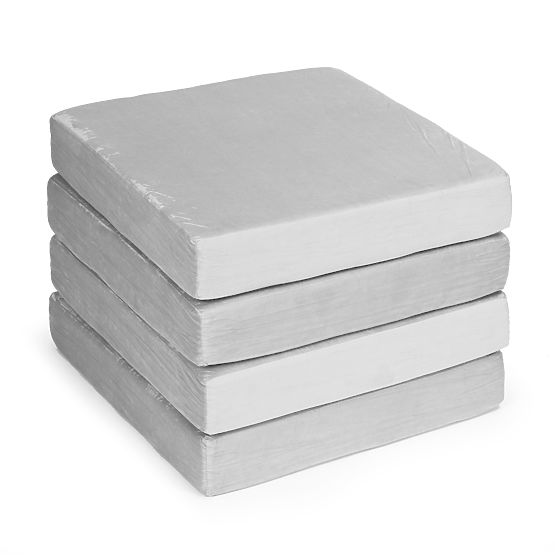 Canapé modulaire pliable pour enfants grand 2 places DIY 10 coussins doux - gris ECOTOYS