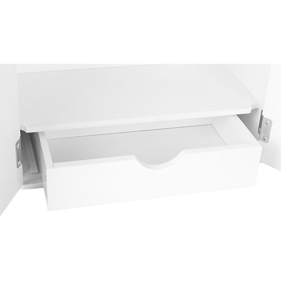 small foot Armoire pour poupées blanche