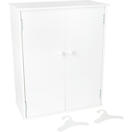small foot Armoire pour poupées blanche