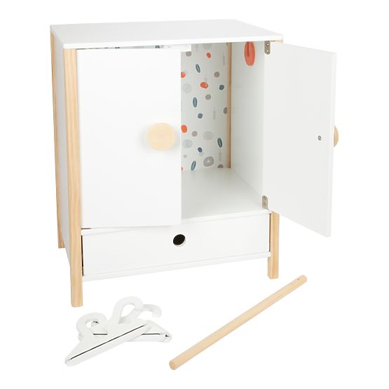 small foot Armoire pour poupées Little Button