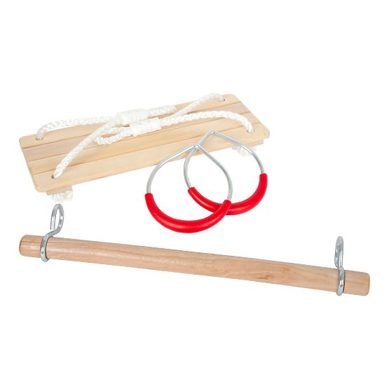 small foot Balançoire en bois 3 en 1