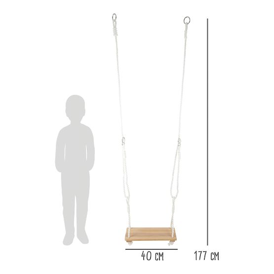 small foot Balançoire en bois 3 en 1