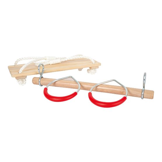 small foot Balançoire en bois 3 en 1