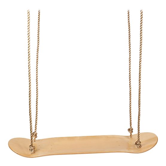 small foot Balançoire en bois Skateboard