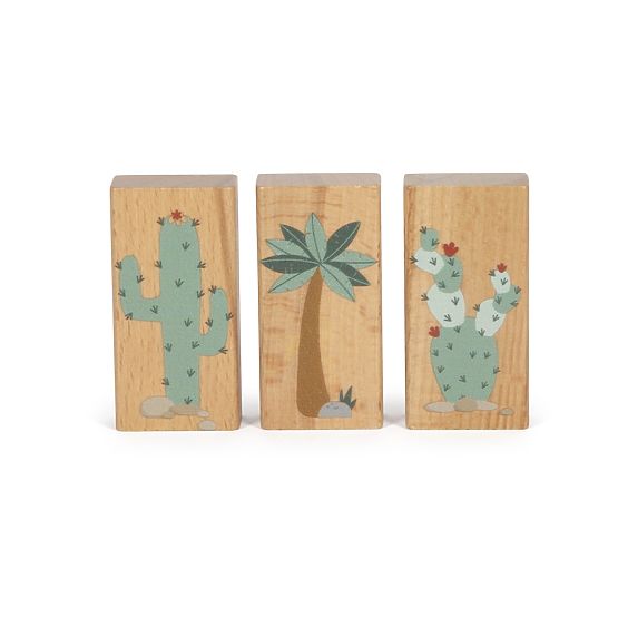Small Foot Blocs en bois Dino