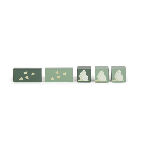Small Foot Blocs en bois Dino