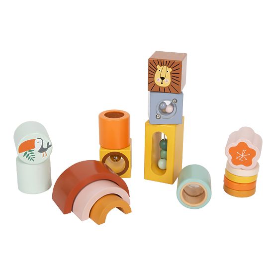 small foot Blocs sensoriels Safari