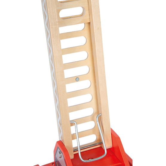 small foot Camion de pompiers en bois