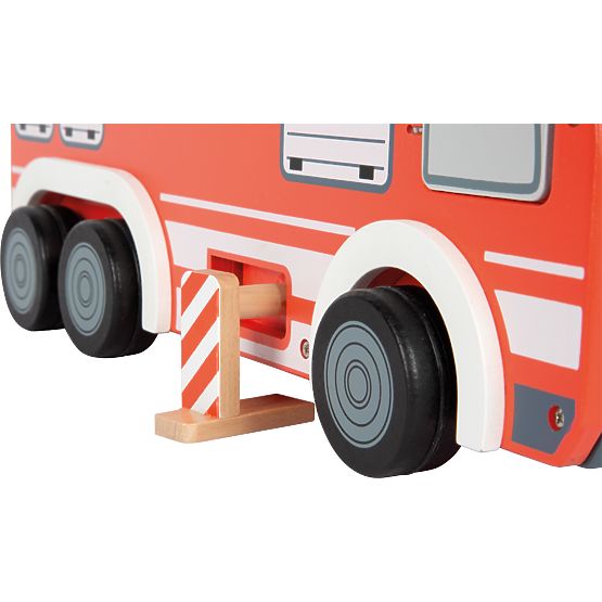 small foot Camion de pompiers en bois