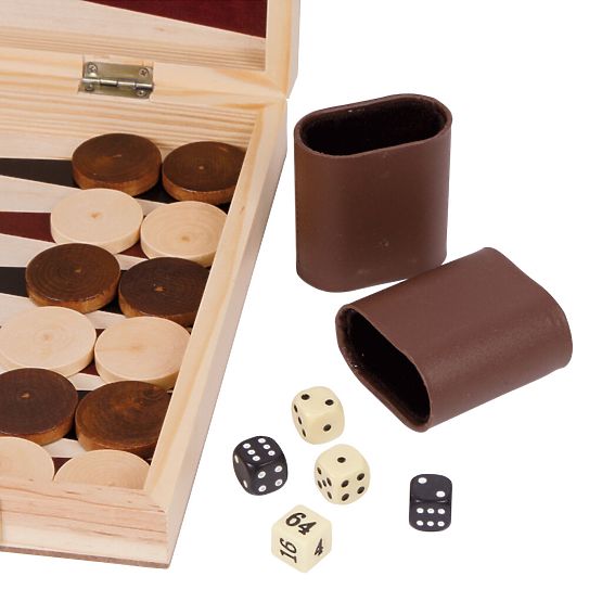 Small Foot Case pour échecs et backgammon