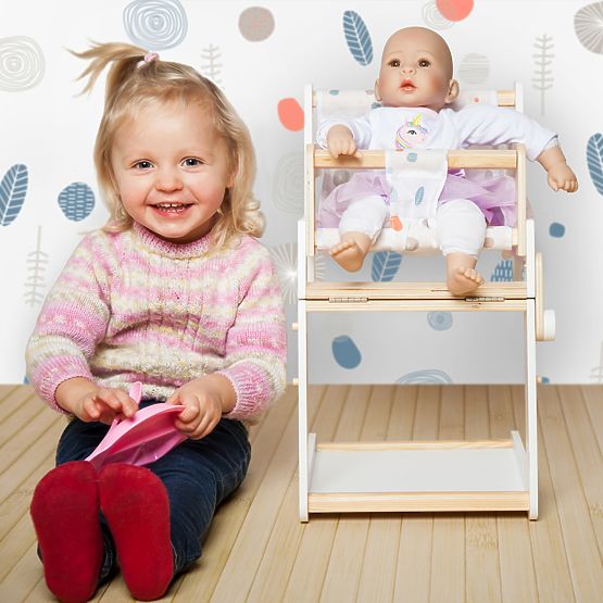 small foot Chaise multifonctionnelle pour poupées Little Button