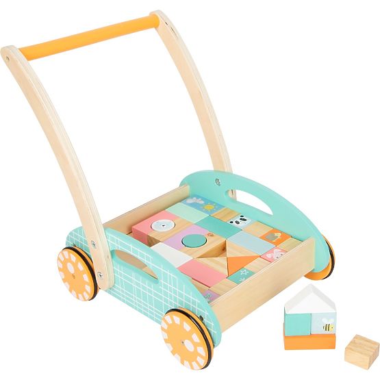 small foot Chariot avec blocs