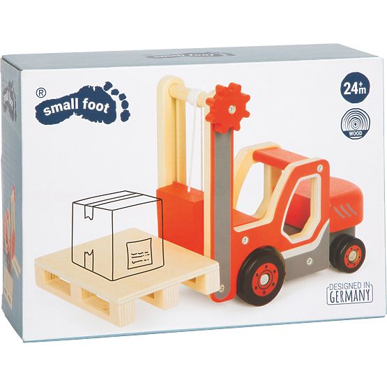 small foot Chariot élévateur en bois avec palette