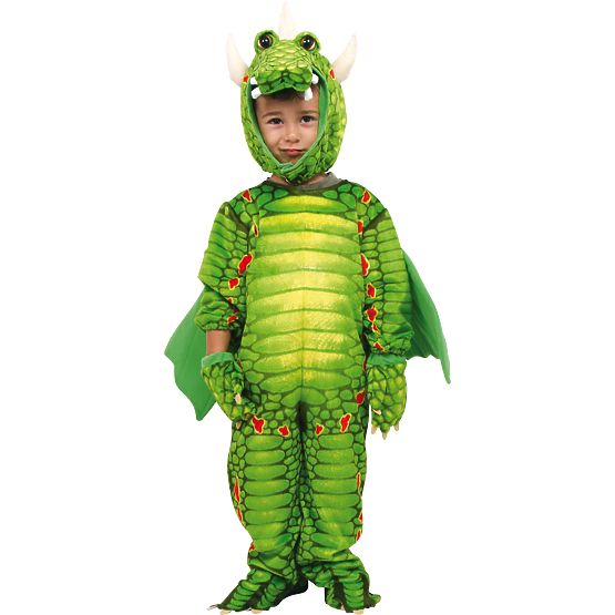 small foot Costume de dragon vert