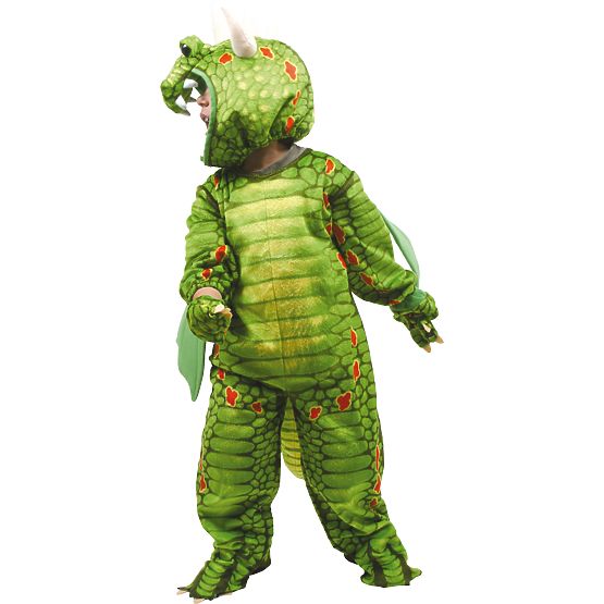 small foot Costume de dragon vert