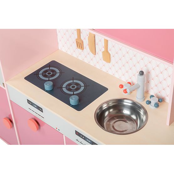 small foot Cuisine en bois Gourmet rose