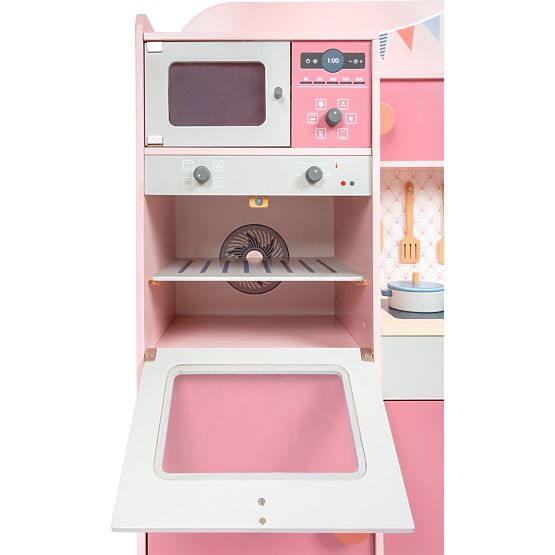 small foot Cuisine en bois Gourmet rose