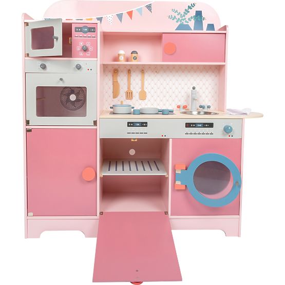 small foot Cuisine en bois Gourmet rose