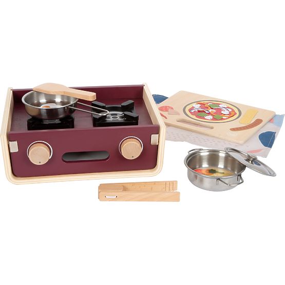 small foot Cuisinière de camping en bois