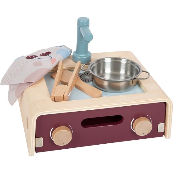 small foot Cuisinière de camping en bois