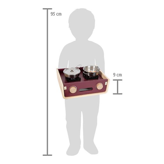 small foot Cuisinière de camping en bois