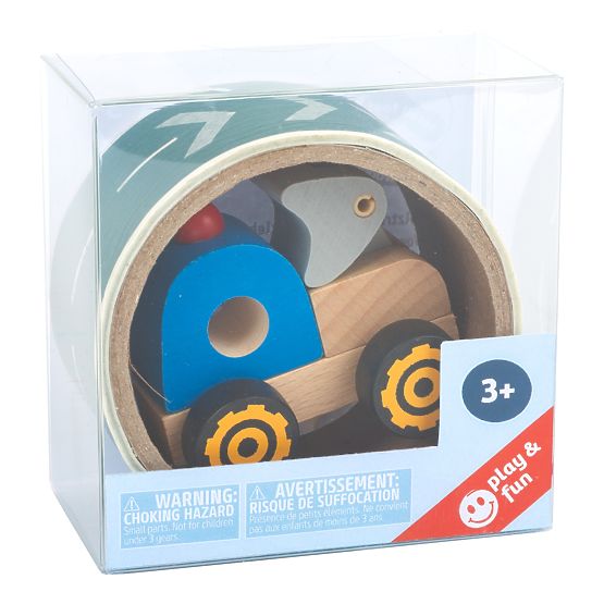 small foot Engin de construction avec route 1 pc