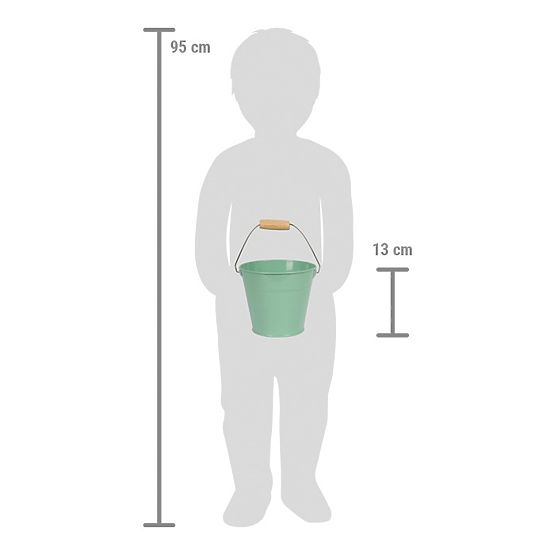 small foot Ensemble d'outils de jardin avec seau Tiny Garden