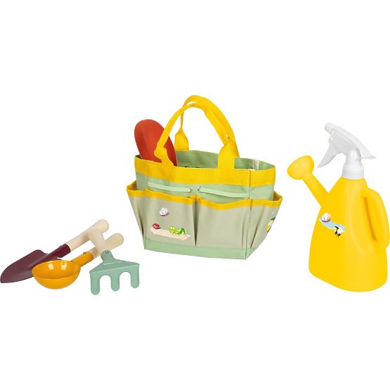 small foot Ensemble d'outils de jardin dans un sac Tiny Garden