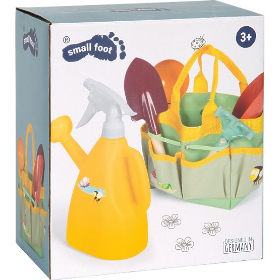 small foot Ensemble d'outils de jardin dans un sac Tiny Garden