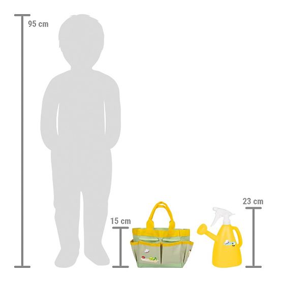 small foot Ensemble d'outils de jardin dans un sac Tiny Garden