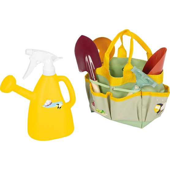 small foot Ensemble d'outils de jardin dans un sac Tiny Garden
