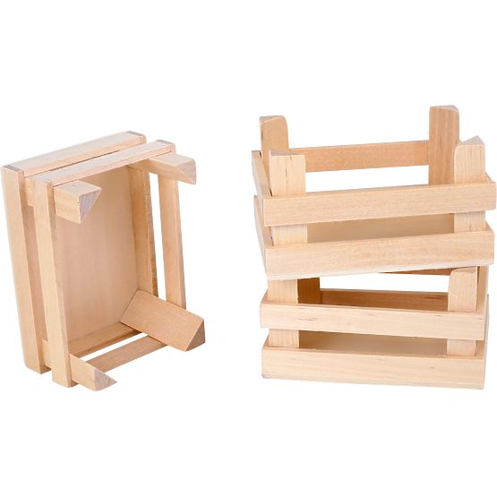 small foot Ensemble de petites caisses à provisions 3 pcs