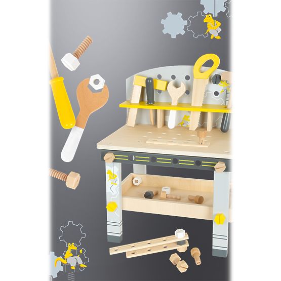 small foot Établi pour enfants compact Miniwob - emballage endommagé