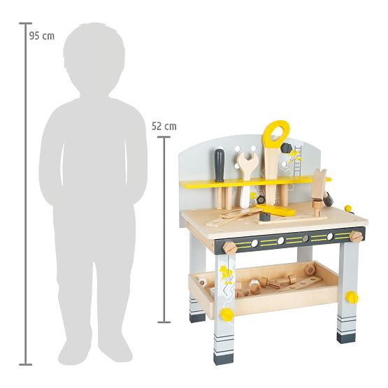 small foot Établi pour enfants compact Miniwob - emballage endommagé