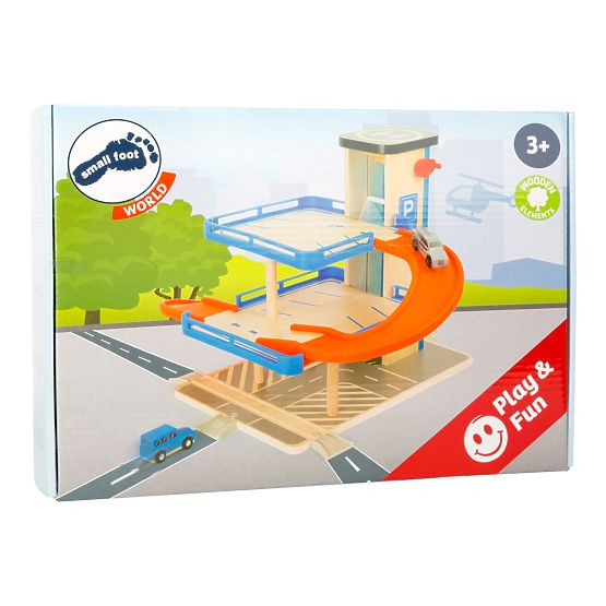 small foot Garage en bois à étages avec ascenseur