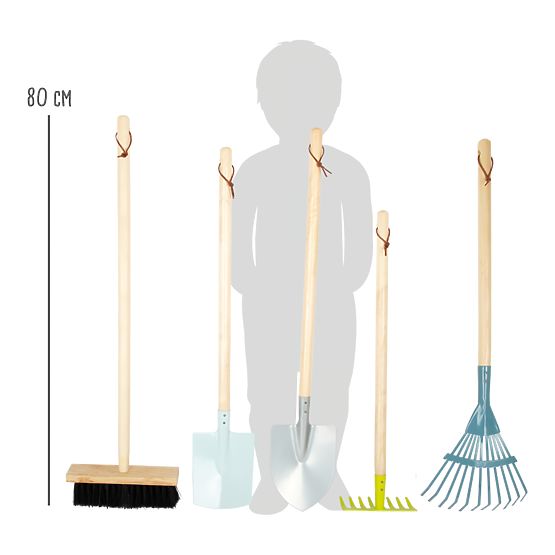 Small Foot Grand ensemble d'outils de jardin