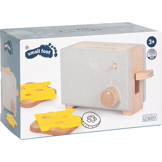 small foot Grille-pain en bois Tasty gris